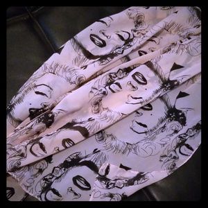 Marilyn monroe scarf pale pink